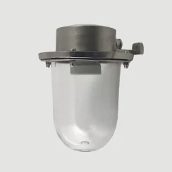 Gartenlaternen|Messinglampen*Andromeda Wandlampe außen Echt-Messing Glas E27 IP64 18 cm hoch