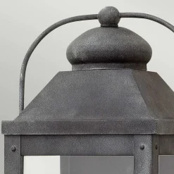 Elstead Wandlampe außen H: 45,1 cm IP44 E14 Aluminium Glas Vintage< Außenwandleuchten|Gartenlaternen