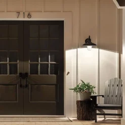 Elstead Wandlampe außen H: 33,1 cm IP44 Schwarz E27 Maritim< Außenwandleuchten|Gartenlaternen