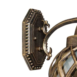 Rustikale Lampen|Vintage Lampen*Easylight Wandlampe Außen in Kupfer antik IP44 Vintage