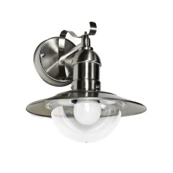Easylight Wandlampe außen IP44 in Silber maritimes Design OSLO< Rustikale Lampen|Maritime Lampen