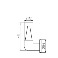 Außenwandleuchten|Moderne Außenleuchten*Kanlux Wandlampe außen IP54 Modern Grau Eingang FLANNA