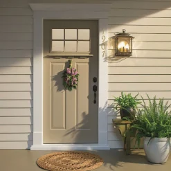 Elstead Wandlampe Außen IP44 Rustikal Vintage in Bronze antik< Außenleuchten Antik|Außenwandleuchten