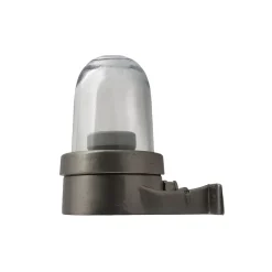 Außenwandleuchten|Gartenlaternen*Andromeda Wandlampe außen Messing Glas H: 15 cm IP64 Nickel matt