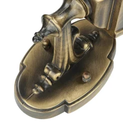 Lido Wandlampe Außen Messing IP43 Rustikal Haustür< Außenleuchten Antik|Außenleuchten Messing