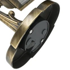 Lido Wandlampe Außen Messing IP43 Rustikal Haustür< Außenleuchten Antik|Außenleuchten Messing