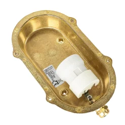 Lido Wandlampe Außen Messing Maritim oval IP64 Haustür< Rustikale Lampen|Metall Lampen