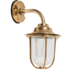 Außenleuchten Antik|Außenleuchten Messing*Lido Wandlampe Außen Messing Maritim IP64 Haus Balkon