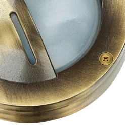 Lido Wandlampe Außen Messing Maritim Terrassenleuchte< Außenwandleuchten|Rustikale Lampen