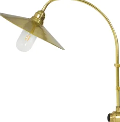 Außenwandleuchten|Gartenlaternen*Andromeda Wandlampe außen Messing massiv Glas E27 IP54 65 cm hoch
