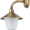 Lido Wandlampe Außen Messing Rustikal Antik Haus Hof< Außenleuchten Antik|Außenleuchten Messing