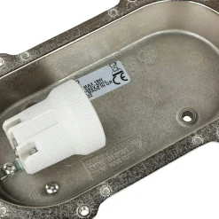 Lido Wandlampe Außen Nickel Echt-Messing Haus Terrasse< Außenwandleuchten|Rustikale Lampen