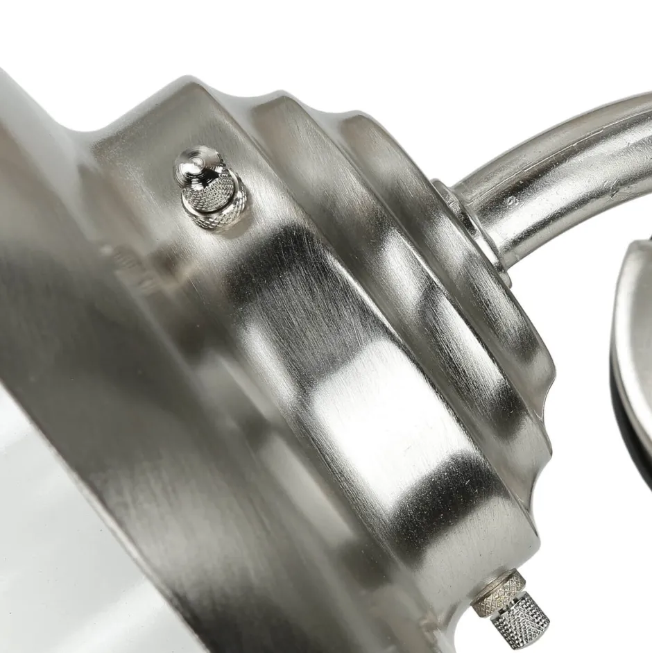 Lido Wandlampe Außen Rustikal Nickel Echt-Messing< Außenleuchten Antik|Außenwandleuchten