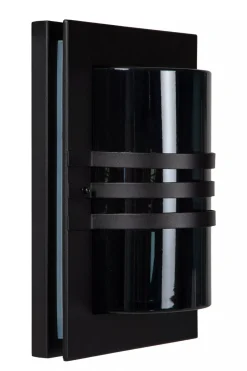 Außenwandleuchten|Moderne Außenleuchten* Wandlampe außen Schwarz IP44 E27 H:33 cm Haustür Garten