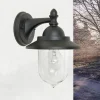 Elstead Wandlampe Außen Schwarz Maritim IP44 Haus Aluminium< Außenwandleuchten|Rustikale Lampen