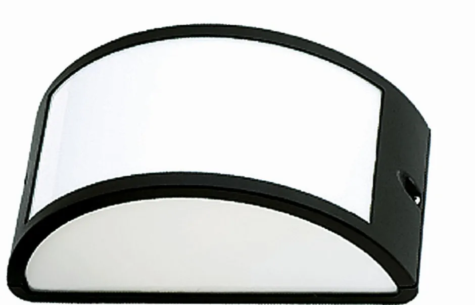 Lido Wandlampe Außen Schwarz Weiß IP44 E27 Aluminium Outdoor< Außenleuchten Antik|Außenwandleuchten