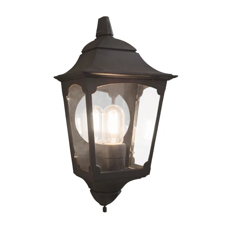 Außenleuchten Antik|Außenwandleuchten*Elstead Wandlampe Außen Schwarz wetterfest IP44 Rustikal Haus