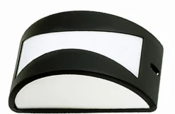 Lido Wandlampe Außen Schwarz Weiß IP44 vielseitig E27< Außenwandleuchten|Rustikale Lampen