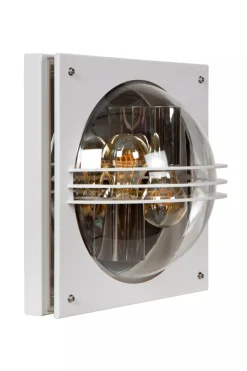 Außenwandleuchten|Kugellampen* Wandlampe außen Weiß IP44 E27 2-flammig Haustür Garten