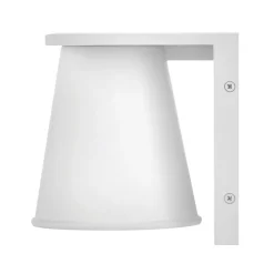 Elstead Wandlampe außen Weiß LED GU10 IP44 15,4 cm hoch klein< Stofflampen|Außenwandleuchten