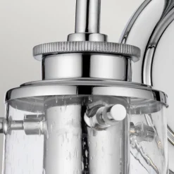 Elstead Wandlampe Badezimmer B: 37,4 cm IP44 E27 in Chrom< Wandleuchten|Badezimmer Lampe