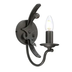 Elstead Wandlampe CAMELOT 10 Graphit B:10cm Rustikal Lampe< Wandleuchten|Rustikale Lampen