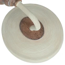 Designerlampen|Rustikale Lampen*Elstead Wandlampe CANDELA 8 Holz Shabby Weiß Kerze Lampe