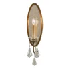 Wohnzimmerlampen|Kristalllampen*Elstead Wandlampe CANDELA 14 in Antik Bronze B:27cm Lampe