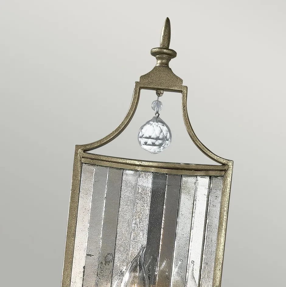 Wandleuchten|Flurlampen*Elstead Wandlampe CANDELA 7 in Silber Kerzenform Lampe