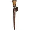 Wandleuchten|Flurlampen*Elstead Wandlampe CITA in Gold Bernstein Vintage Lampe