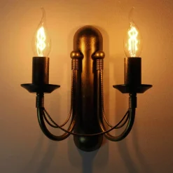 Nowodvorski Wandlampe E14 Metall Rustikal 2-flammig ARES< Wandleuchten|Rustikale Lampen