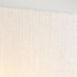 Elstead Wandlampe eckig Stoff Up Down E27 Creme Chrom< Wandleuchten|Flurlampen