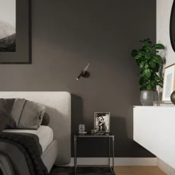 Moderne Lampen|Küchenlampen*Sollux Wandlampe Flexarm verstellbar Schwarz Metall zum Lesen