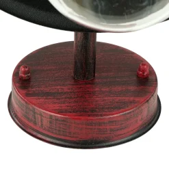 Rustikale Lampen|Maritime Lampen*Easylight Wandlampe für Außen Schwarz Rot Antik E27 GÖTEBORG