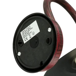 Rustikale Lampen|Maritime Lampen*Easylight Wandlampe für Außen Schwarz Rot Antik E27 GÖTEBORG