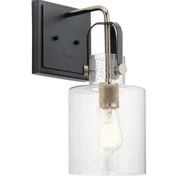 Elstead Wandlampe Glas Metall E27 42,1 cm hoch DEIRA< Wandleuchten|Küchenlampen