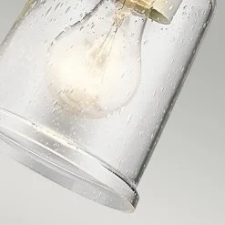 Elstead Wandlampe Glasschirm Metall Jugendstil in Messing LIODA< Wandleuchten|Küchenlampen