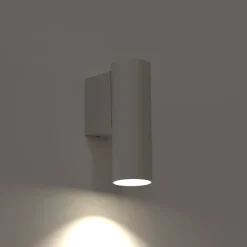 Nowodvorski Wandlampe GU10 R35 Hellgrau Metall Modern Downlight innen< Wandleuchten|Flurlampen