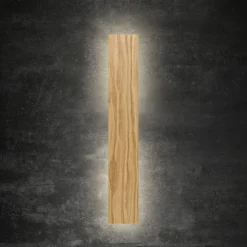 TK Lighting Wandlampe Holz 50 cm lang indirektes Licht Modern< Wandleuchten|Flurlampen