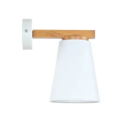 Wandleuchten|Stofflampen*Easylight Wandlampe Holz Lampe Modern Skandinavisch Leuchte