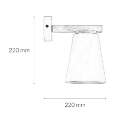 Wandleuchten|Stofflampen*Easylight Wandlampe Holz Lampe Modern Skandinavisch Leuchte