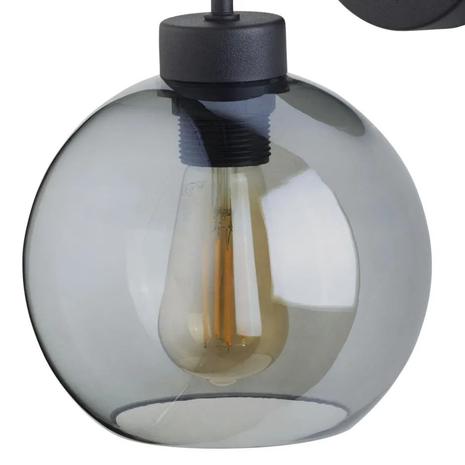 Easylight Wandlampe in Graphit Schwarz Flur Lampe KALETE E27< Wandleuchten|Flurlampen
