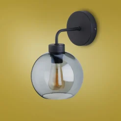 Easylight Wandlampe in Graphit Schwarz Flur Lampe KALETE E27< Wandleuchten|Flurlampen