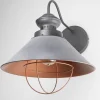 Nowodvorski Wandlampe innen Grau Kupfer E27 Industrie Design< Wandleuchten|Flurlampen