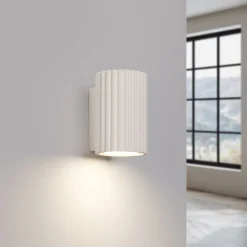 Sollux Wandlampe innen GU10 klein H: 10 cm in Creme GU10 Modern< Flurlampen|Wohnzimmerlampen