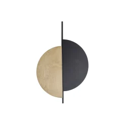 Nowodvorski Wandlampe innen Holz Metall H: 80 cm groß für 2x GX53< Wandleuchten|Flurlampen