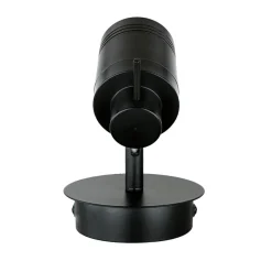 Wohnzimmerlampen|Metall Lampen*Searchlight Wandlampe IP44 GU10 Ø 10 cm Schwarz matt verstellbar