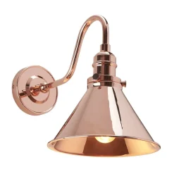 Elstead Wandlampe ISMENE in Kupfer Industrie Leseleuchte< Spots|Wandleuchten