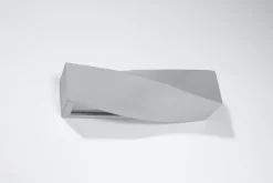 Wohnzimmerlampen|Keramiklampen*Sollux Wandlampe Keramik 42 cm lang Up Down indirekt E27 Grau