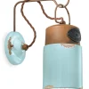 Wohnzimmerlampen|Keramiklampen*Ferroluce Wandlampe Keramik Schirm H: 33 cm E27 Vintage Design